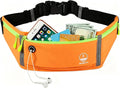 Running Belt Slim Fanny Pack Jogging Pouch Phone Holder Waist Pack - Orange by Unknown