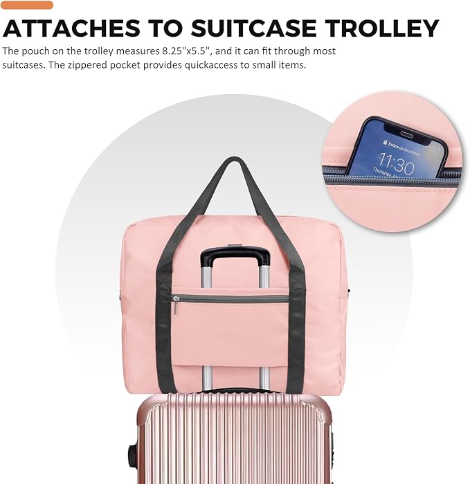 For Frontier Airlines Personal Item Bag 18x14x8 Travel Duffel Bag Carry on | With Shoulder Strap, Airline-Approved, Fits Underseat & Overhead Bin, Save On Check-in Fees, Water-resistant, Tear-resistant - Image 5