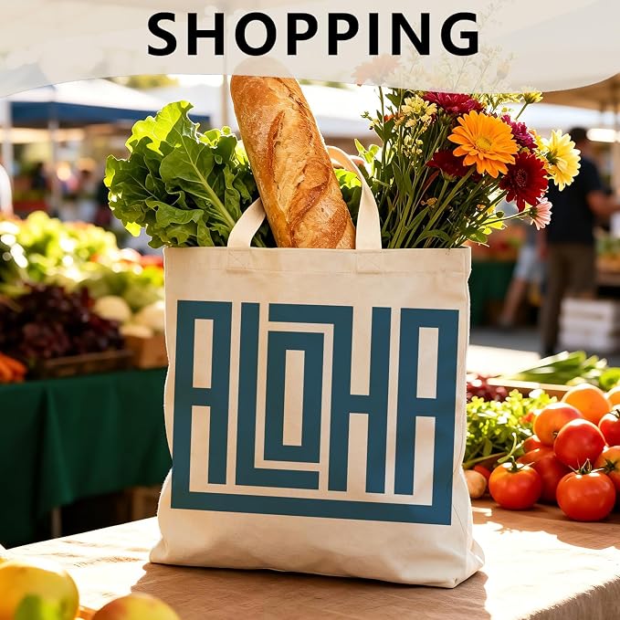 Summer Coastal Beach Canvas Tote Bag - Image 4