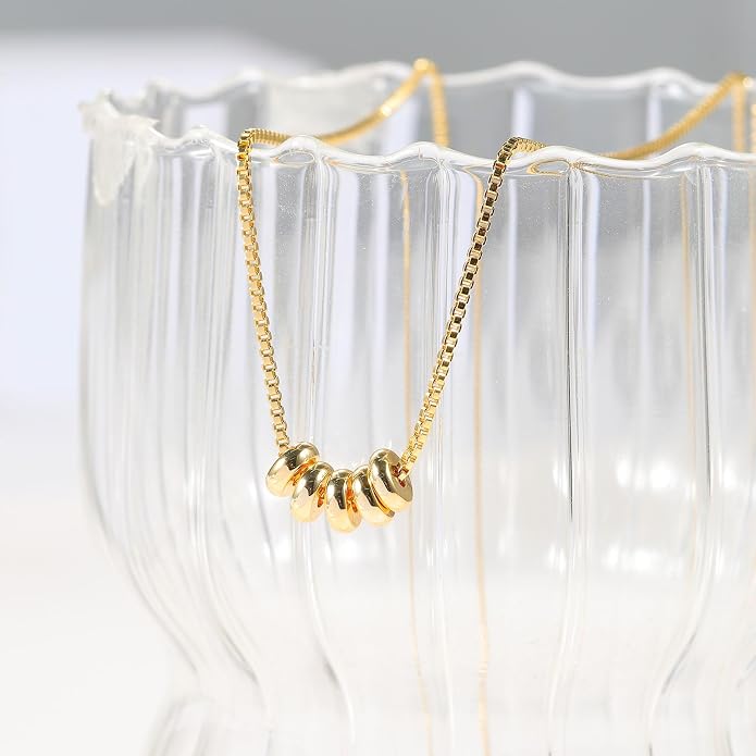 Gold Necklace for Women, Dainty Charm Pendant Necklace Jewelry Gift | 14K Gold Plated, Cute, Delicate, Adults, Non Tarnish, Hypoallergenic, Accessories - Image 5
