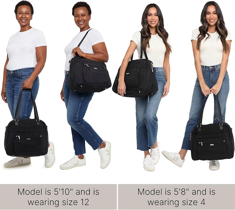 Baggallini Overnight Expandable Laptop Tote with RFID Phone Wristlet - Image 2