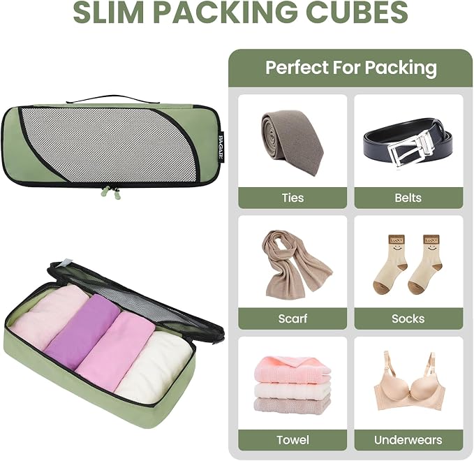 BAGAIL 6 Set Packing Cubes,Travel Luggage Packing Organizers - Image 5