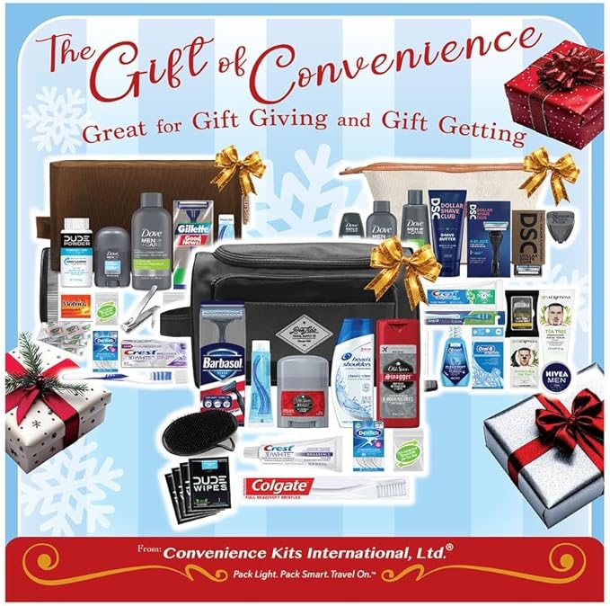 Convenience Kits International Men’s Premium 15-Piece Assembled Travel Kit Featuring: Gillette and Barbasol Shave Products - Image 5