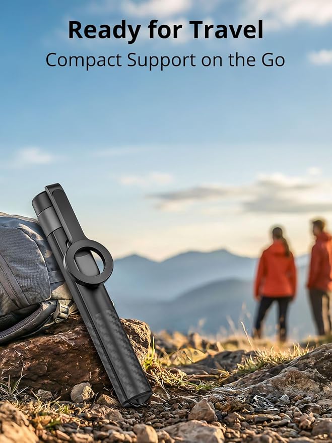 69" Magnetic Phone Tripod for iPhone w/Remote Control UPT-01M | For iPhone 12-17 & Android, 360° Rotation, Compatible w/ MagSafe, Magnetic Ring Attached,Video Recording & Vlogging - Image 8