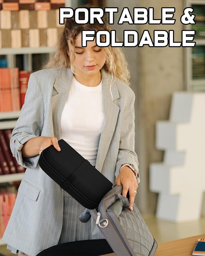 Gel Travel Seat Cushion, Portable Airplane Seat Cushion, 16.5" x 12" Large Size Foldable for Airplane Seats, Office Chair, Camping, Bleachers, Flights, Commute - Image 5