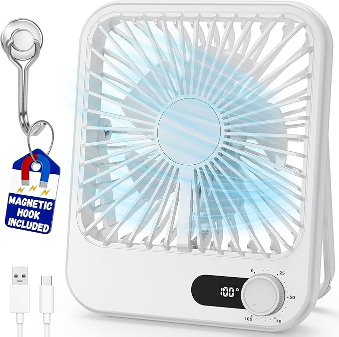 Portable Travel Fan for Cruise Approved, 4000mAh Cruise Essentials 2026 Rechargeable Fan100 Speed Wind Adjustable, Small Travel Essentials for Hotel Beside Sleeping Cruise Ship Must Haves by Zaardend