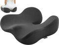 Seat Cushion for Tailbone & Sciatica Pain Relief | Certified & Ergonomist-Designed,Tapered Front Edge Reduces Thigh Pressure,Wide Memory Foam for Office Chair, Car, Wheelchair by DreamerCar