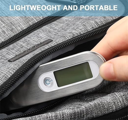 Luggage Scale, 50kg Hand Hanging Portable Travel Scale with Hook Electronic Baggage Weight Measuring Digital Weighing - Image 5