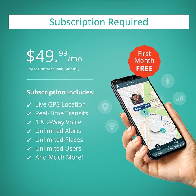 AngelSense GPS Tracker for Kids - for Autism Safety, Special Needs, Elderly | App with Real-Time GPS, 2-Way Voice, SOS Button, First Responder Alerts, AI Risk Alerts, Safe Ride Monitoring, Fall Detection - Image 2