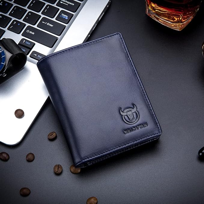 BULLCAPTAIN Large Capacity Genuine Leather Wallet for Men QB-027 | Bifold Wallet,RFID Blocking,Credit Card Holder,15 Card Slots,Special Expandable Design,gift choice - Image 2