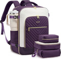 LOVEVOOK Large Travel Backpack for Women, TSA Carry on Backpack for Airplanes, 40L Personal Item Travel Bag for Women fits 17" Laptop,Waterproof Carry on Bag Airplane Approved with 3 Packing Cubes by LOVEVOOK