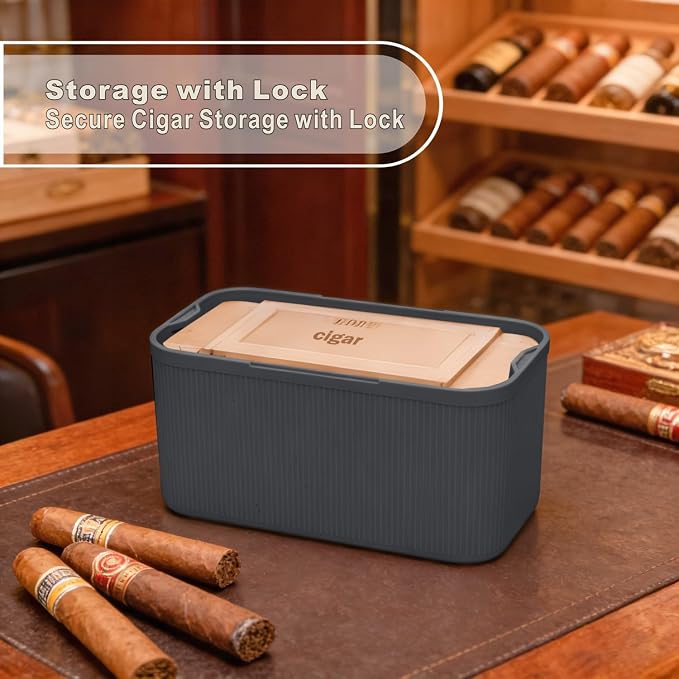 Lockable Storage Box, Large Lock Box with Combination Code – 5cm Taller Version for Medication Safe, Phone Jail, Food Snacks, First Aid Kits, Refrigerator, Office, School, Home, Travel Gift - Image 8