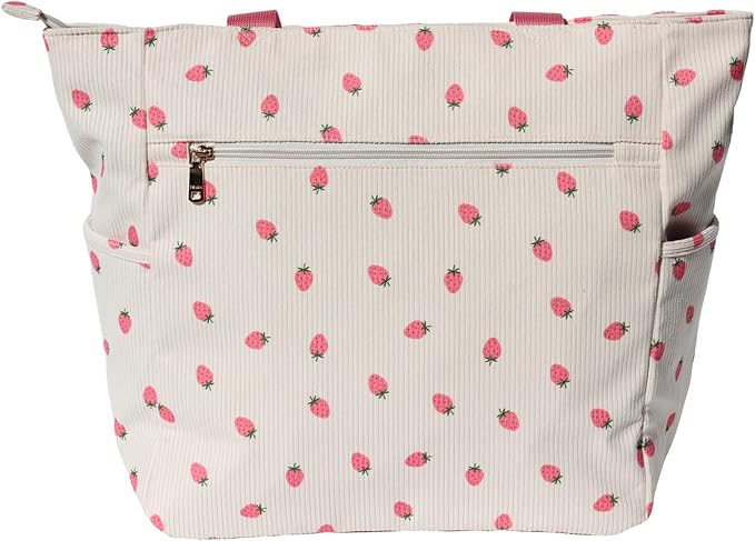 ESVAN Original Floral Tote Bag Large Shoulder Bag with Multi Pockets for Gym Travel Beach Daily Bags - Image 5