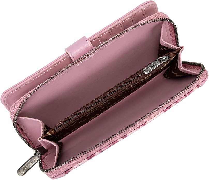 X Wrangler Women's Wallets Bifold Wristlet Wallets for Women Large Capacity Credit Card Wallet with ID Window - Image 4