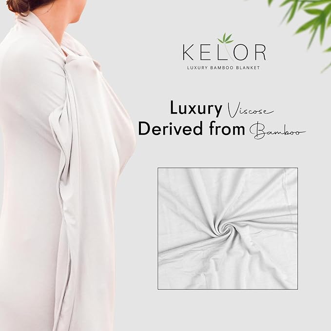 Luxury Cooling Travel Blanket - Stretchy, Lightweight Soft & Breathable Shawl Wraps for Women - Image 4