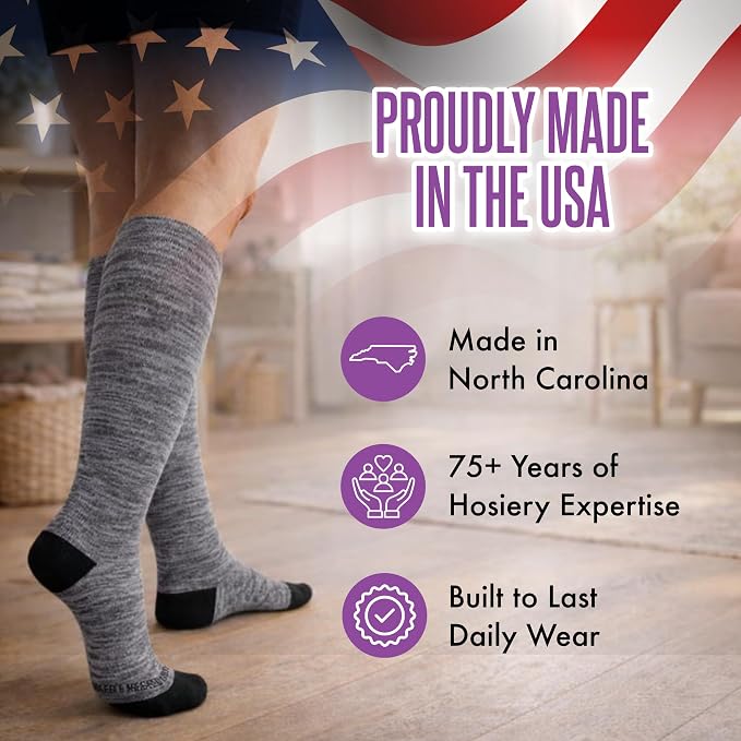 Crazy Compression Socks, Comfortable Support Socks for Recovery, Travel, Hiking, and Long-Hour Comfort w/Fun Designs - Image 6