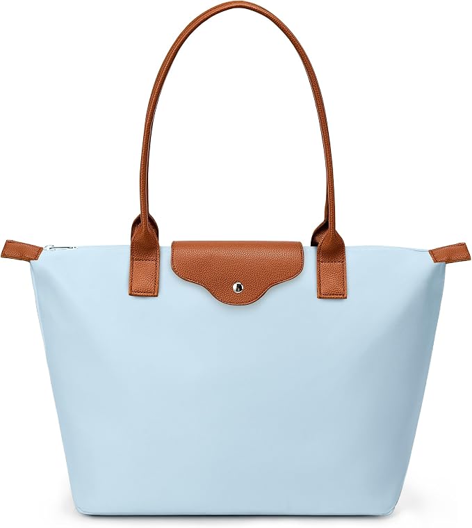 KALIDI Tote Bag for Women Nylon Top-Handle Purse,Large Capacity Shoulder Hobo handBag with Zipper Leisure Foldable Weekend by KALIDIFANCYFOREST