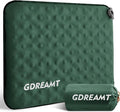 Inflatable Seat Cushion, Self-Inflating Memory Foam Stadium Seats Cushion Lightweight & Compact Chair Sitting Pad Airplane Cushion for Long Flight Travel Outdoor Camping Car Bleachers Office by GDREAMT