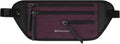 Sherpani Jett, Travel Money Belt, Secure Waist Bag, Slim Passport Holders, Blocking Hidden Wallet Belt Bag, Fanny Pack for Women, Travel Gift, RFID Protection (Merlot Lite) by SHERPANI