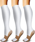 FEYHAY Copper Compression Socks (3 Pairs) 15-20 mmHg Circulation is Best Athletic & Daily for Men & Women, Running, Climbing by FEYHAY
