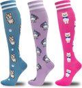 fenglaoda Compression Socks for Women Men 3 Pairs Graduated Compression Support Circulation Socks for Nurses by fenglaoda