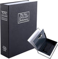 KYODOLED 10.5 Inch Diversion Book Safe with Combination Lock, Secret Safe Metal Lock Box,Money Storage Collection Box,10.5" x 7.8" x 2.6" Black Extra Large by KYODOLED
