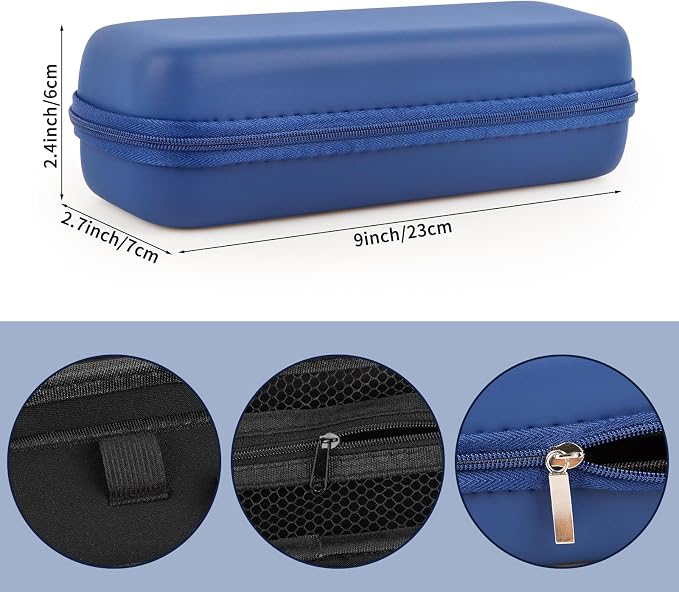 Hooqict Toothbrush Travel Case for Oral-B/Oral-B Pro/iO Electric Travel Toothbrush Case Holder with Mesh Pocket for Traveling, Camping, School, Business, Protective Storage Containers - Image 2