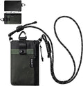 VULKIT RFID Blocking Travel Wallet for Men, Water Resistant Passport & Phone Holder with Detachable Lanyard and Key Ring, Lightweight Zipper Travel Wallet by VULKIT