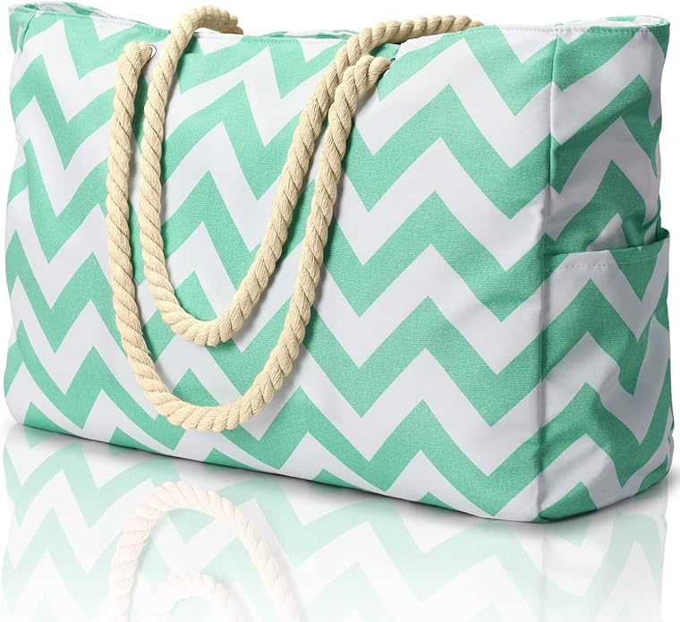 Becokan Beach Bags for Women Large Waterproof Beach Tote Bag Zipper Beach Bags Waterproof Sandproof Swim Pool Bag Large Tote by BecokanBeachBagSpecialist