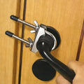 Portable Door Security Locks, Adjustable Heavy Duty Outswing Opening Travel Stainless Steel Safety Device for Hotel Room, Home, Apartment by HotRecommend