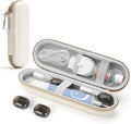 SQERO Electric Toothbrush Travel Case for Oral-B Pro/iO, Philips Sonicare/Aquasonic, Oral B Case for Brush Heads & Accessories, Portable Toothbrush Hard Carry Bag Waterproof PU by SQERO