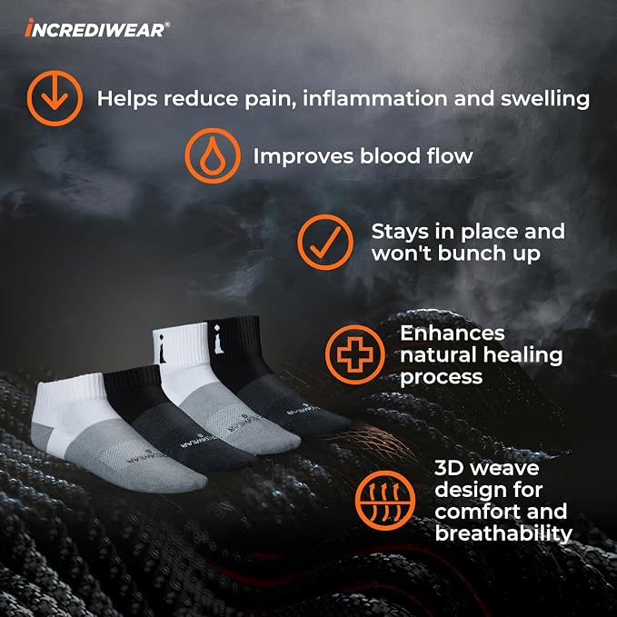 Incrediwear Active Socks – Low Cut Socks and Athletic Socks for Men and Women - Image 4