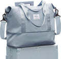 Travel Duffel Bag, Sports Tote Gym Bag, Shoulder Weekender Overnight Bag for Women by WONHOX