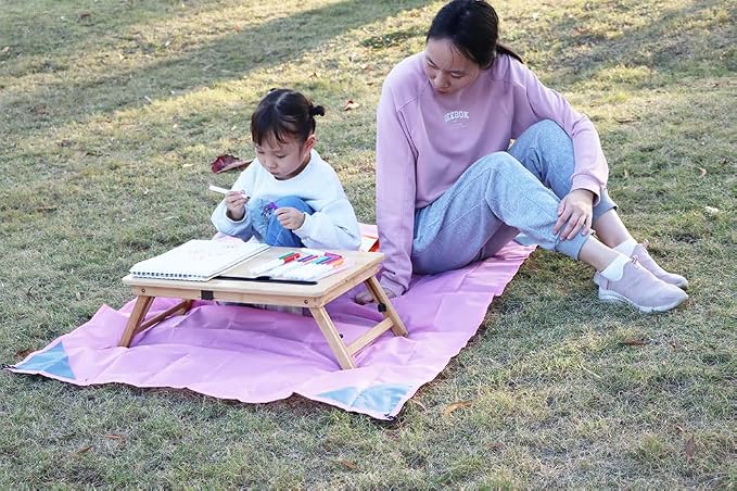 Orga'Neat Pocket Picnic Blanket, Compact Lightweight Tarp for Camping | Foldable, Easy to Carry, Water Resistant Sandproof Washable Quick Dry Mat for Beach, Festival, Travel, Outdoor Recreation - Image 6