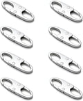 zelin Anti Theft Zipper Clip, Zipper Locks, Travel Essentials,8Pcs Silver | Premium zinc alloy zipper pulls for travel bags, backpacks and luggage. Ideal accessory for trips, camping and everyday use by zelin