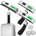 Visen Digital Luggage Scale, 3 Pack Luggage Weight Scale, 110LB | Handheld Digital Hanging Scales, Baggage Scale With Backlit LCD Display, Portable Suitcase Weight Scale With Hook for Travele by visen