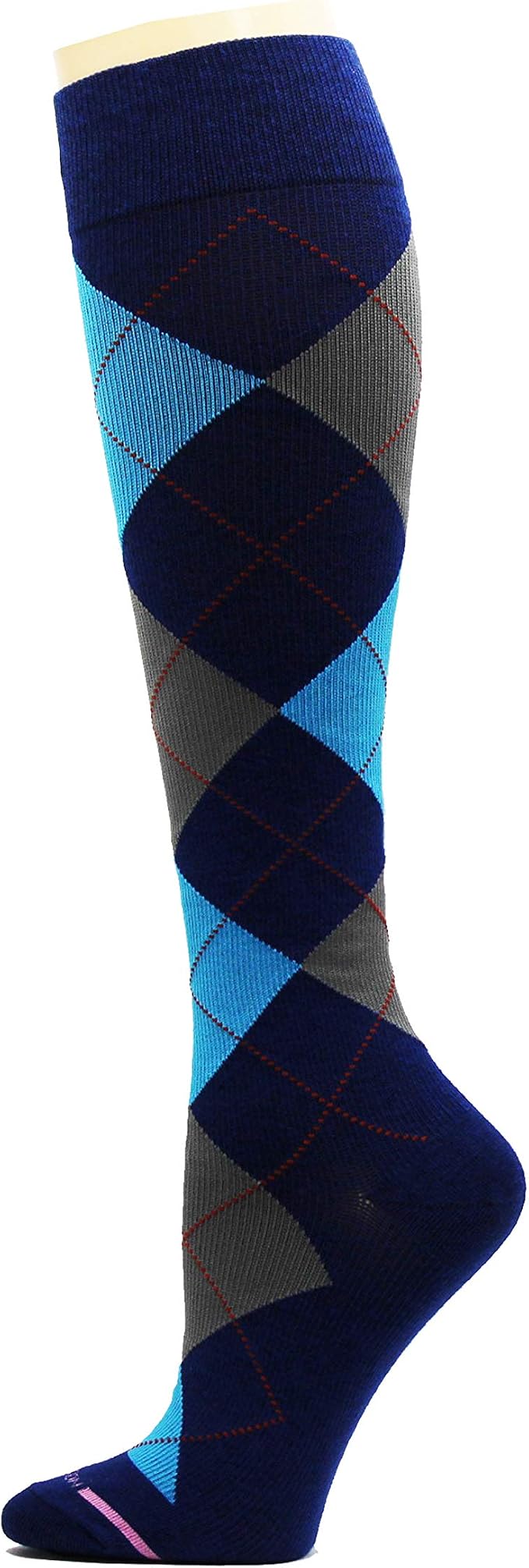 Dr. Motion 4 Pairs Therapeutic Graduated Compression Women's Knee-hi Socks - Image 5