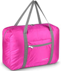 F.FETIVIN Personal item travel bag 17.7x12.6x6.3 for Spirit Airlines Lightweight carry on duffle bag for Gym,Sports,Vacation(Hot Pink) by FFETIVIN