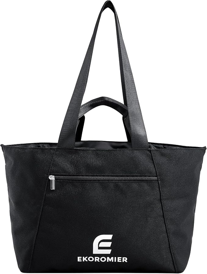 EKOROMIER Dual-Handle Expandable Tote Bag,Ultra-Lightweight Travel Bag | Expandable 30L-50L waterproof handbags & wear-resistant shopper. Perfect weekender, carry on, gym or beach bag. by EKOROMIERHOME