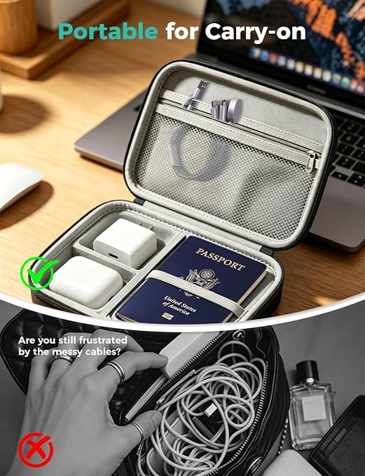 Travel Essentials,3 in 2 USB C Cable for Apple Watch Charger,iPhone Charger,Multi Charging Cable,Cruise Vacation Camping Essentials for iWatch Series 11-2/Ultra,iPhone 17-12,Car Accessories,Grey-6FT - Image 7