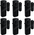 Door Window Alarm - 90dB Loud Home Security Sensor for Kids Safety, Burglar Alert for House, Apartment, Office, Hotel & Pool Window, Black (6 Pack) by Unknown