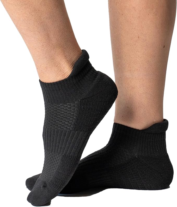 Viasox Ankle Compression Socks for Women & Men, 14 mmHg Support Improves Circulation, Extra Cushioned by Viasox