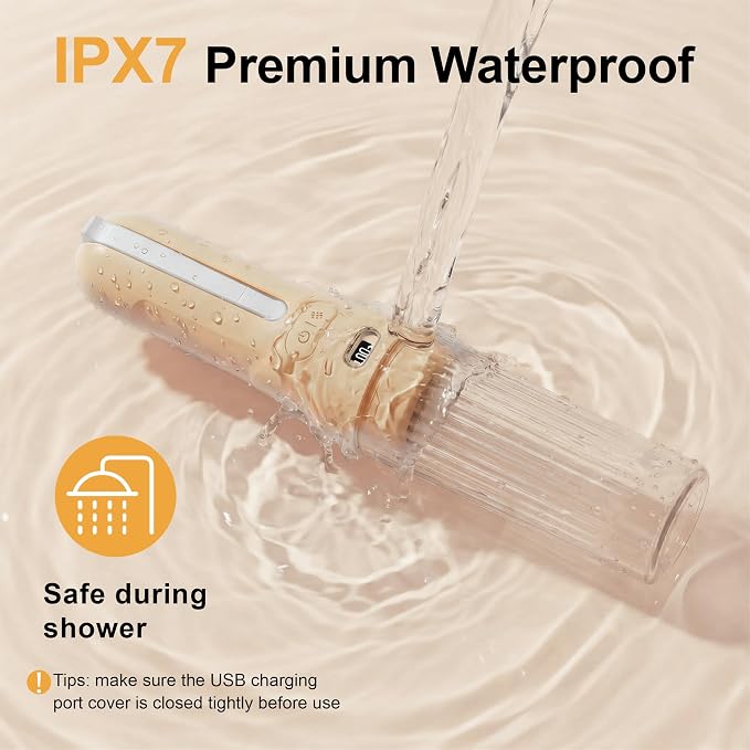Electric Portable Bidet for Postpartum Care, Light Orange - Image 6