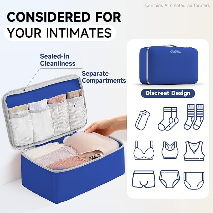 OlarHike 11 Set Packing Cubes for Travel, Gifts for Women Mom,Anti-Tearing Suitcase Organizer with Over 1000 pcs Mesh Holes,Vacation Essentials & Accessories for Cruise Ship - Image 5