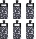 ASEVAT 3 oz 6pack Leak Proof Empty Squeeze Pouches Refillable Travel Size Containers Liquid Pouch Cosmetic Container TSA Approved Bag by ASEVAT