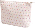 Cosmetic Bags for Women - Corduroy Cosmetic Bag Aesthetic Women Handbags Purses Smile Dots Makeup Organizer Storage Makeup Bag Girls Case Bags (Flowers-Apis) by Gardsell