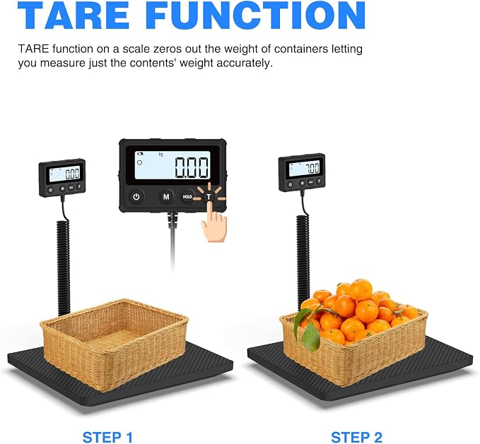 Shipping Scale 440LB/10g Accuracy, Postal Scale for Packages | with Hold and Tare Funtion, Digital Postage Scale for Luggage Warehouse Market & Home Use - Image 5