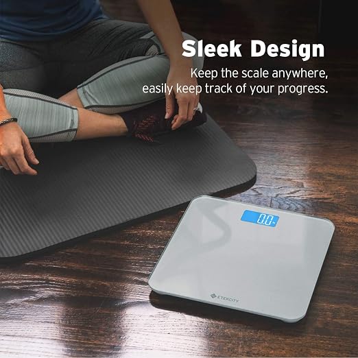 Etekcity Scale for Body Weight, Digital Bathroom Weighing Machine for People, Large and Easy-to-Read Backlight Display, Accurate with High Precision Measurements, Durable Tempered Glass, 400 lbs - Image 6