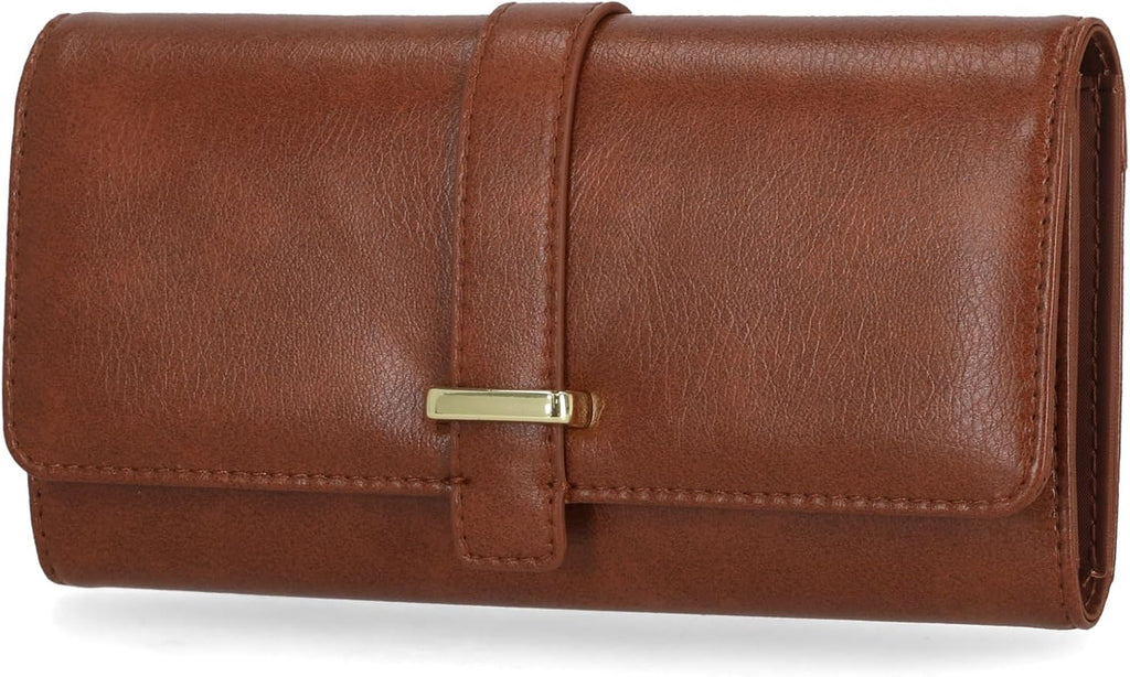 Mundi File Master Womens RFID Blocking Wallet Clutch Organizer With Change Pocket by MUNDI