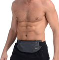 USHAKE Running Belt,Men or Women Ultra Light Bounce Free Waist Pouch Bag Fitness Workout Belt Sport Waist Pack Exercise Waist Bag for iPhone Samsung LG in Running Gym Marathon (Grey) by USHAKE